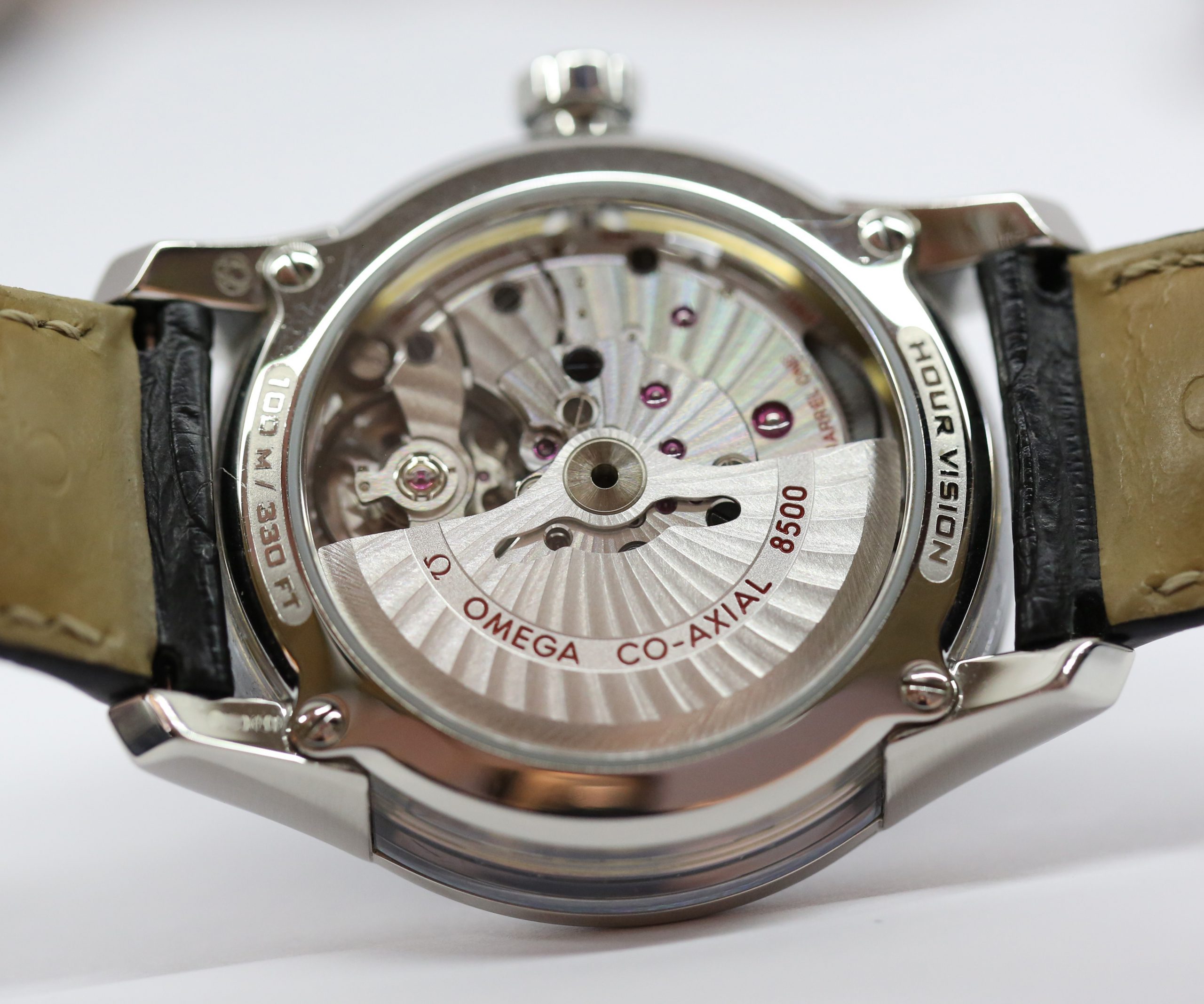 Omega De Ville Hour Vision Co-Axial Movement, Stainless Steel & Sapphire Case, Blue Index Dial on Omega Strap with Deployant Clasp, Circa: 2014, Complete with Box & Papers - Image 9