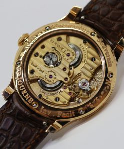 Alternative view of F.P Journe Chronometre Souverain in 18ct Red Gold, 40mm Case on F.P Journe Crocodile Strap with 18ct F.P Journe Tang Buckle, Circa: 2019, with Balance of Factory Warranty