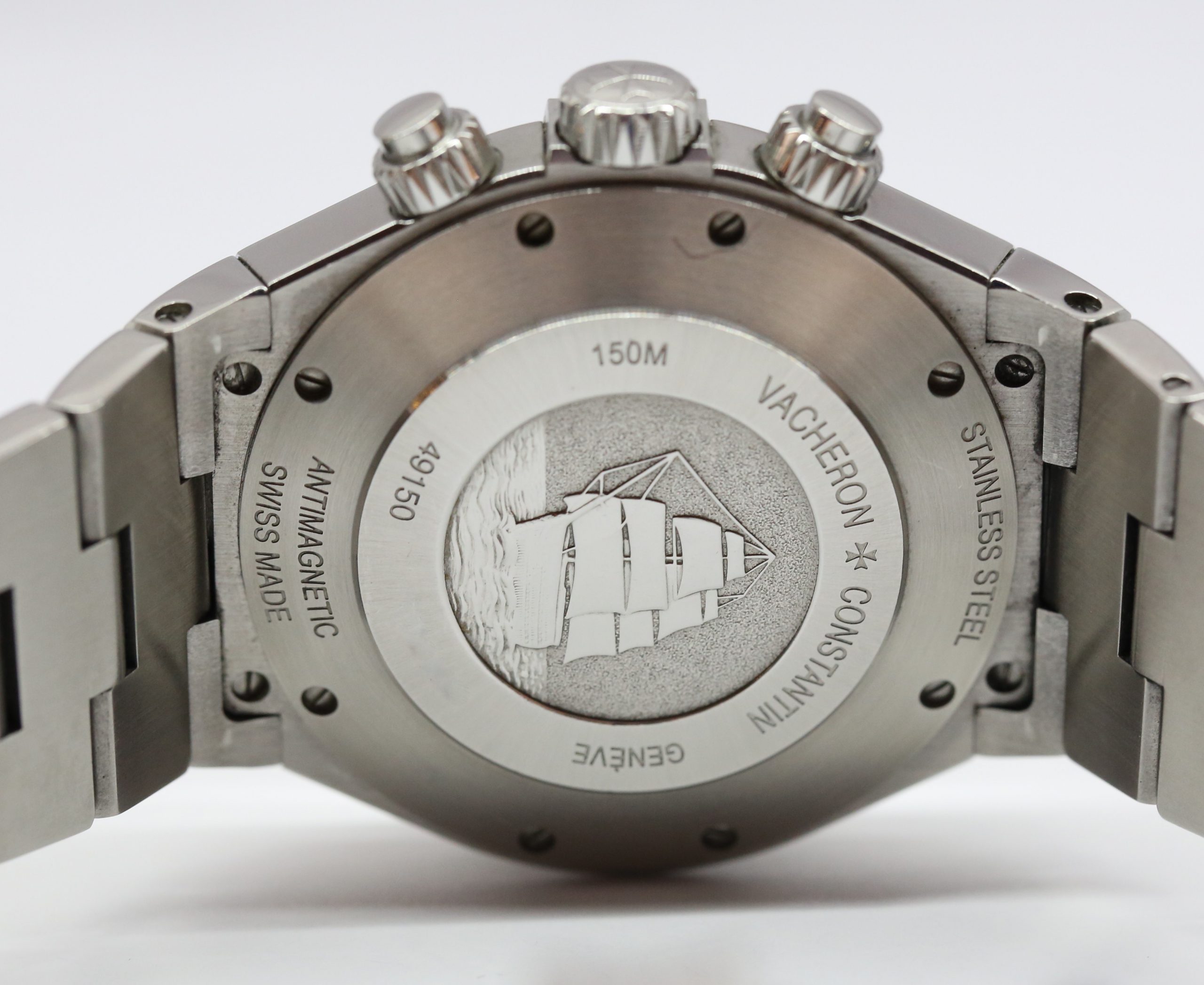 Vacheron Constantin Overseas Chronograph, 42mm Stainless Steel Case on Stainless Steel Vacheron Constantin Bracelet, Reference: 49150, Circa: 2015, Complete with Box & Papers - Image 4