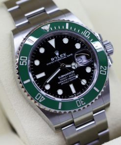 Rolex Submariner Date, Green Cerachrom Bezel, Black Index Dial on a Rolex OysterSteel Bracelet, ref: 126610LV, Circa: 2021, Complete with Box & Papers