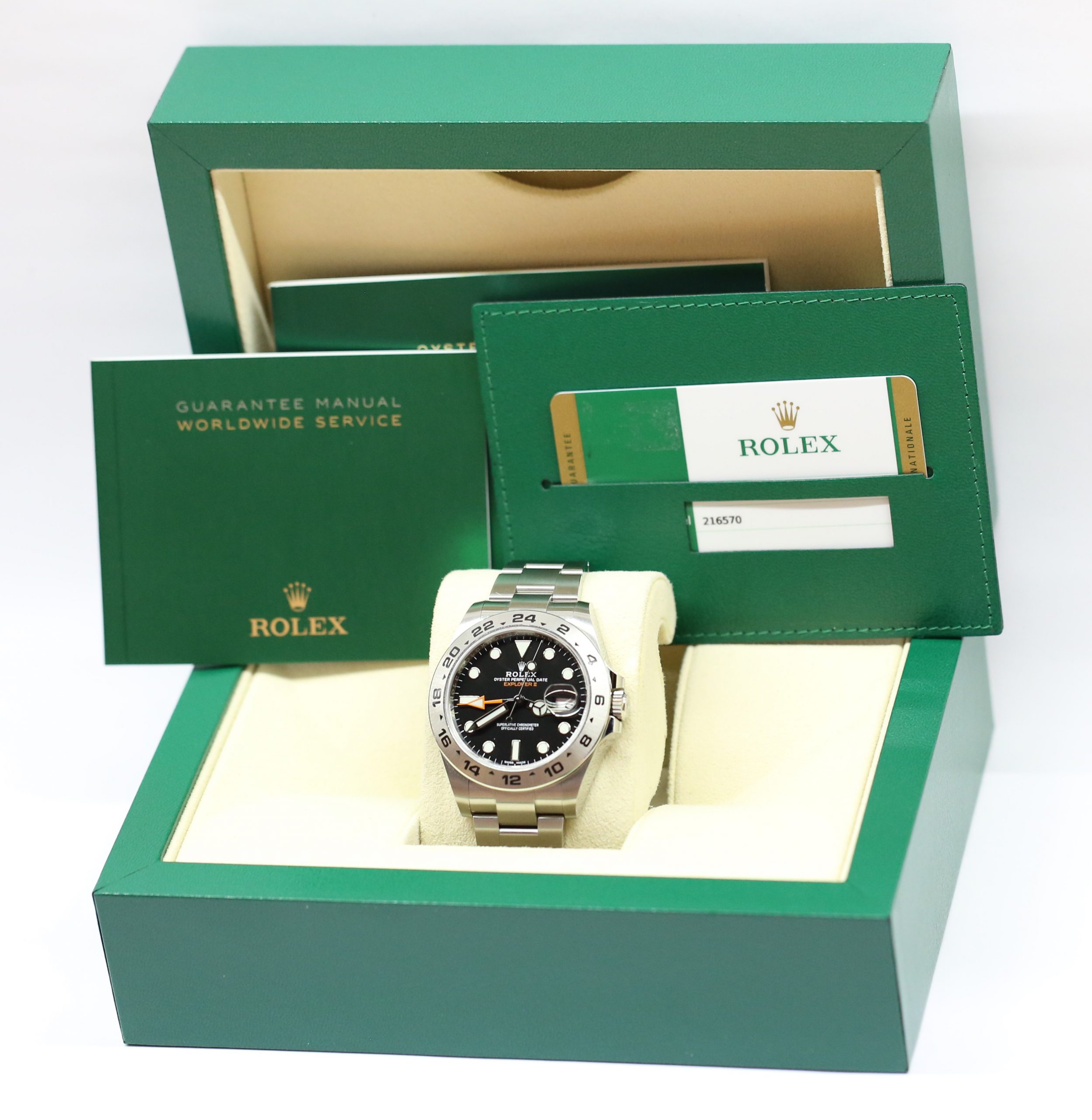 Rolex Explorer 2 GMT Stainless Steel on Rolex Oystersteel Bracelet, Ref: 216570, Circa: 2020, Complete with Box & Papers - Image 8