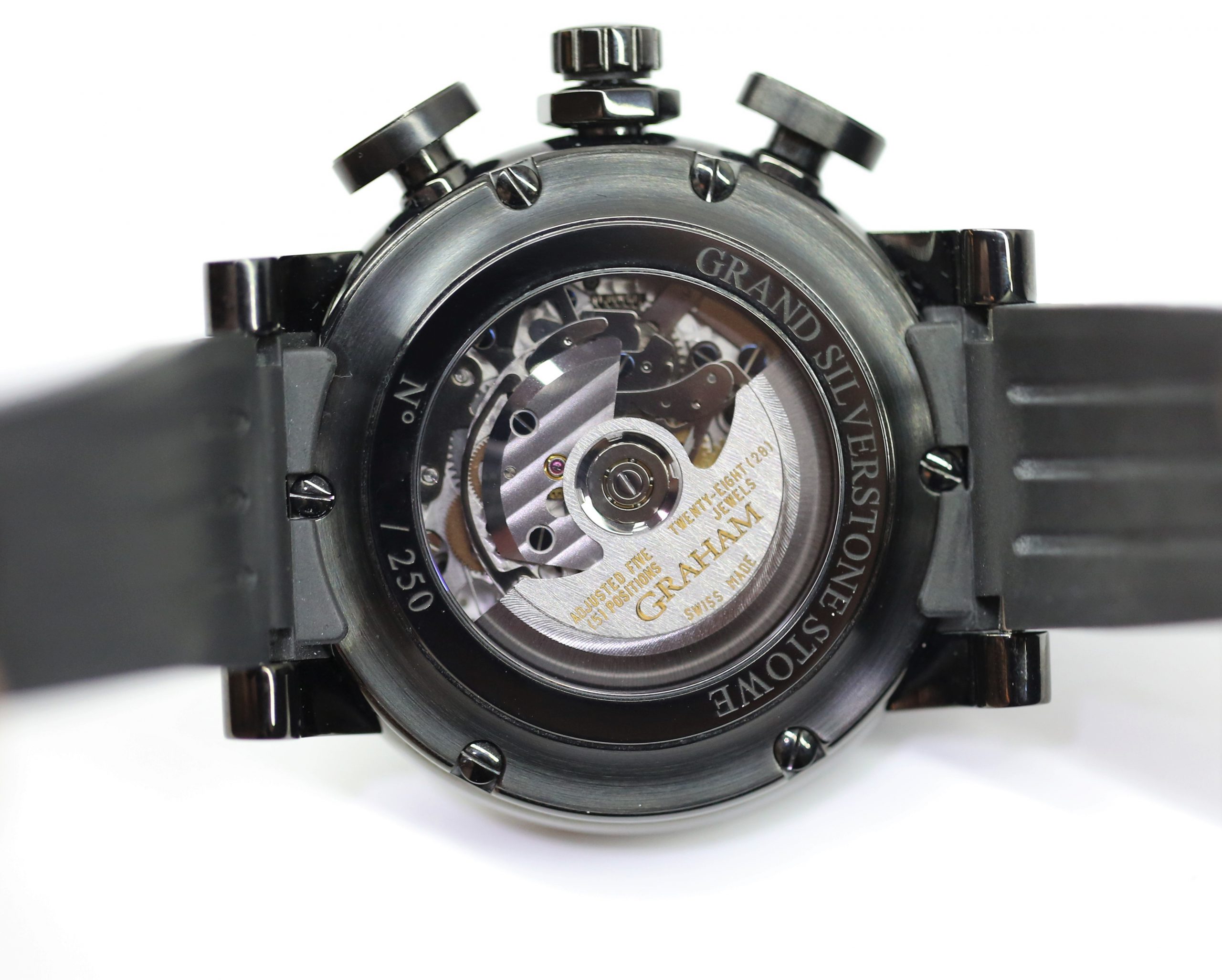 Graham Silverstone Stowe GMT chronograph Green limited edition Ref 2BLCB.B07A, 1 of 250, full set. - Image 4