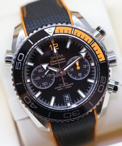 Omega Seamaster Planet Ocean Chronograph Co-Axial movement, 45.5mm Stainless Steel Case on Omega Rubber Strap, Circa: 2020, Complete with Box, Papers & Balance of Omega Factory Warranty