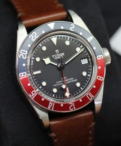 Tudor Black Bay GMT Stainless Steel on Strap with Tudor Deployant Clasp, Pepsi Bezel, Ref: 79830RB, Circa: 2019, Complete with Box, Papers & Balance of Factory Warranty