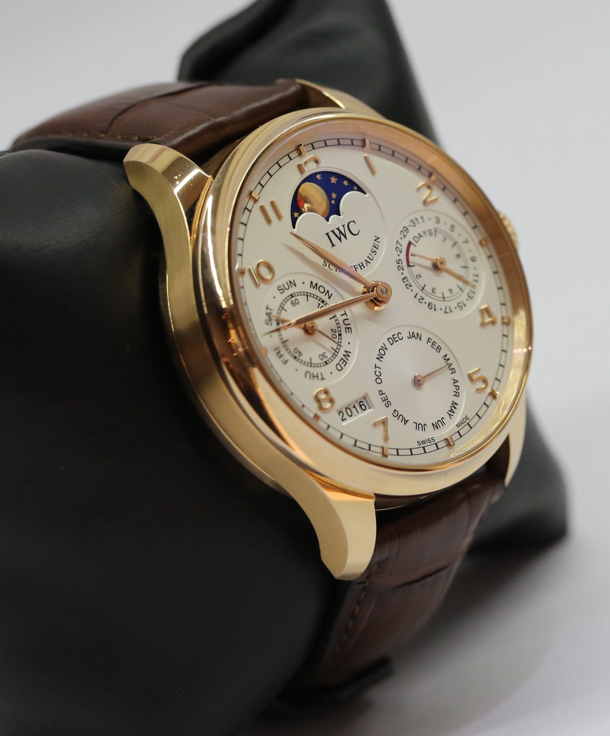 IWC Portugieser Perpetual Calendar in 18ct Rose Gold on IWC Strap with 18ct Deployant Clasp, Ref: IW502306, Circa: 2015, Complete with Box & Papers - Image 4