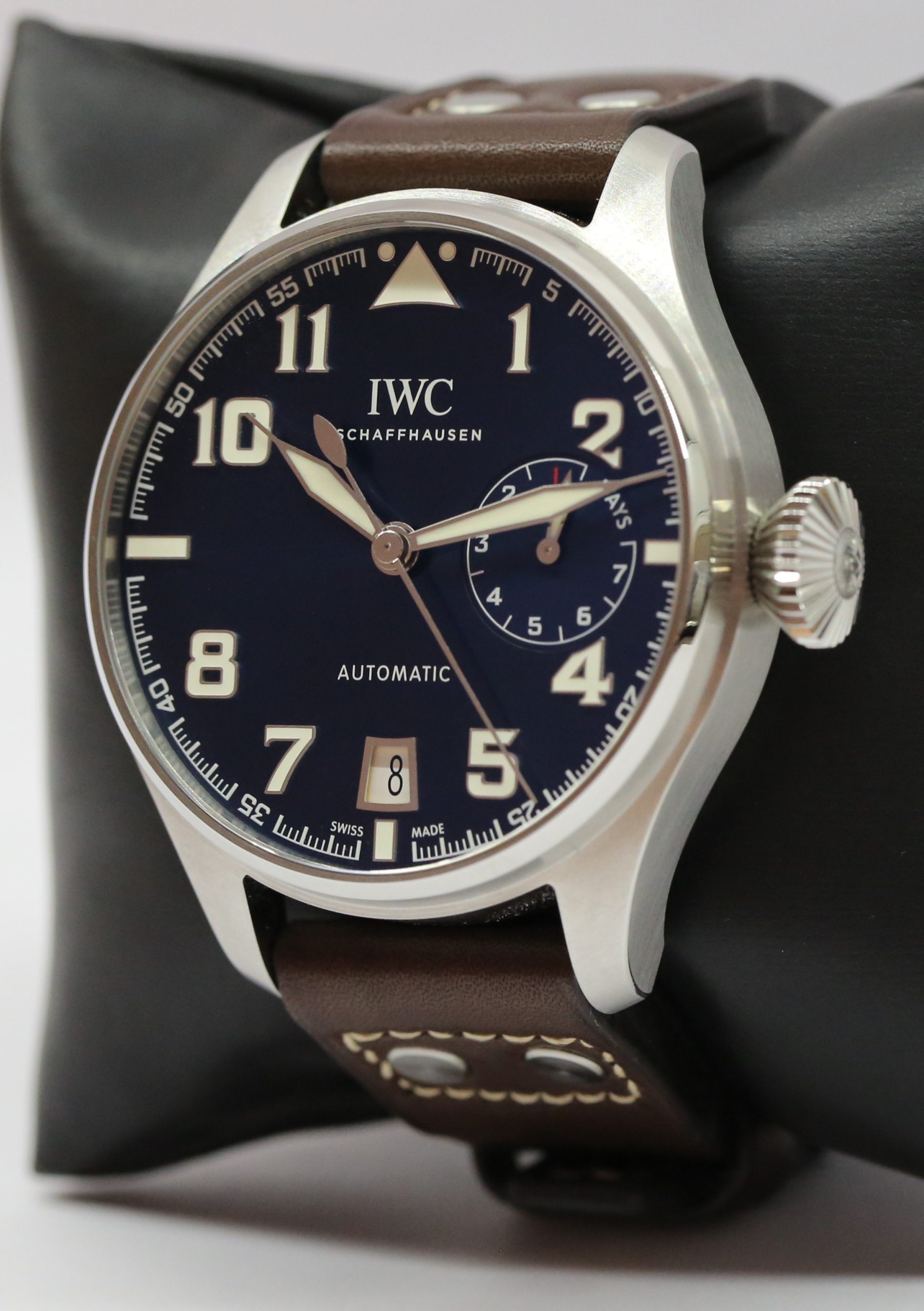 IWC Big Pilot Blue Dial Petit Prince Stainless Steel on IWC Strap with Deployant Clasp, Ref IW500908, Circa: 2016, Complete with Box & Papers - Image 2