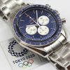 Omega Speedmaster Professional Moonwatch Tokyo 2020 Olympics Edition, Blue Dial with White Sub dials, Ref: 52230423003001, Circa: 2020, Complete with Box & Papers, Never worn LNIB
