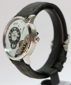 Alternative view of Glashutte Original Panoinverse XL, Stainless Steel on Strap, Ref 66-06-04-22-05, Complete with Box & Papers