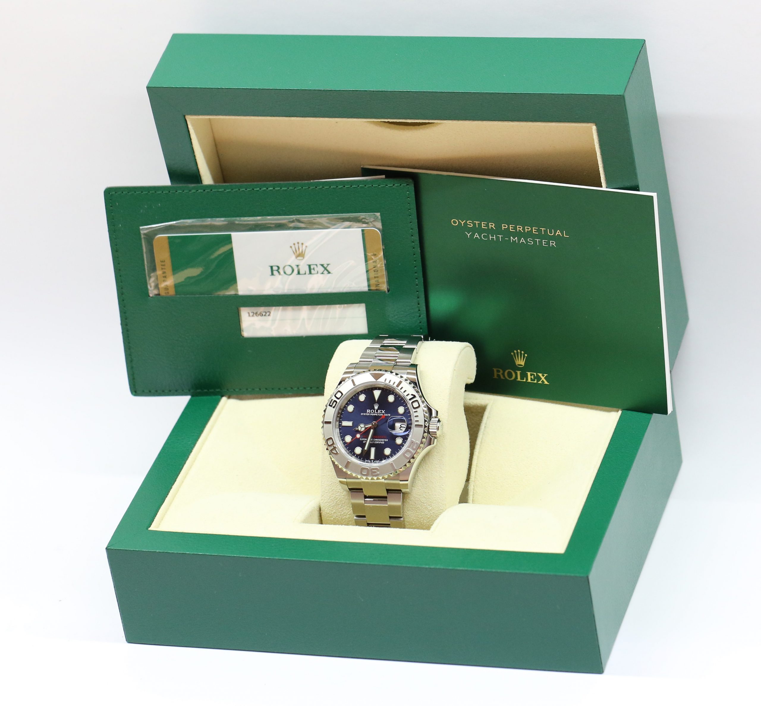 Rolex Oyster Perpetual Yachtmaster 40 Ref 126622 in Oystersteel and Platinum on Rolex Oyster Bracelet Ca.2019 Complete with Box and Papers - Image 9