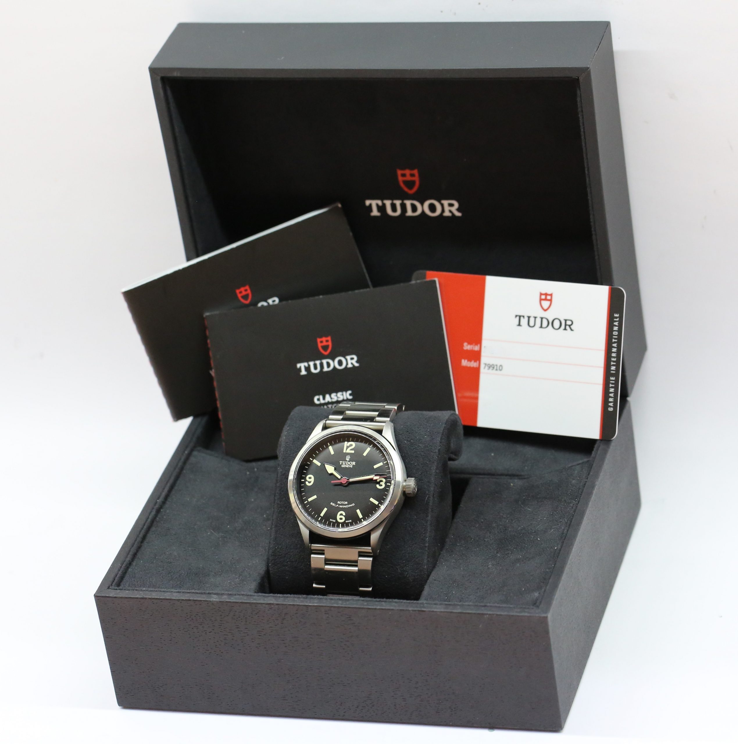 Tudor Heritage Ranger in Stainless steel, Black 3 6 9 Dial, 41mm Case on a Tudor Stainless Steel Bracelet, Ref: 79910, Circa: 2020, Complete with Box & Papers - Image 7