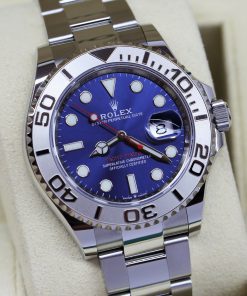 Alternative view of Rolex Oyster Perpetual Yachtmaster 40 Ref 126622 in Oystersteel and Platinum on Rolex Oyster Bracelet Ca.2019 Complete with Box and Papers