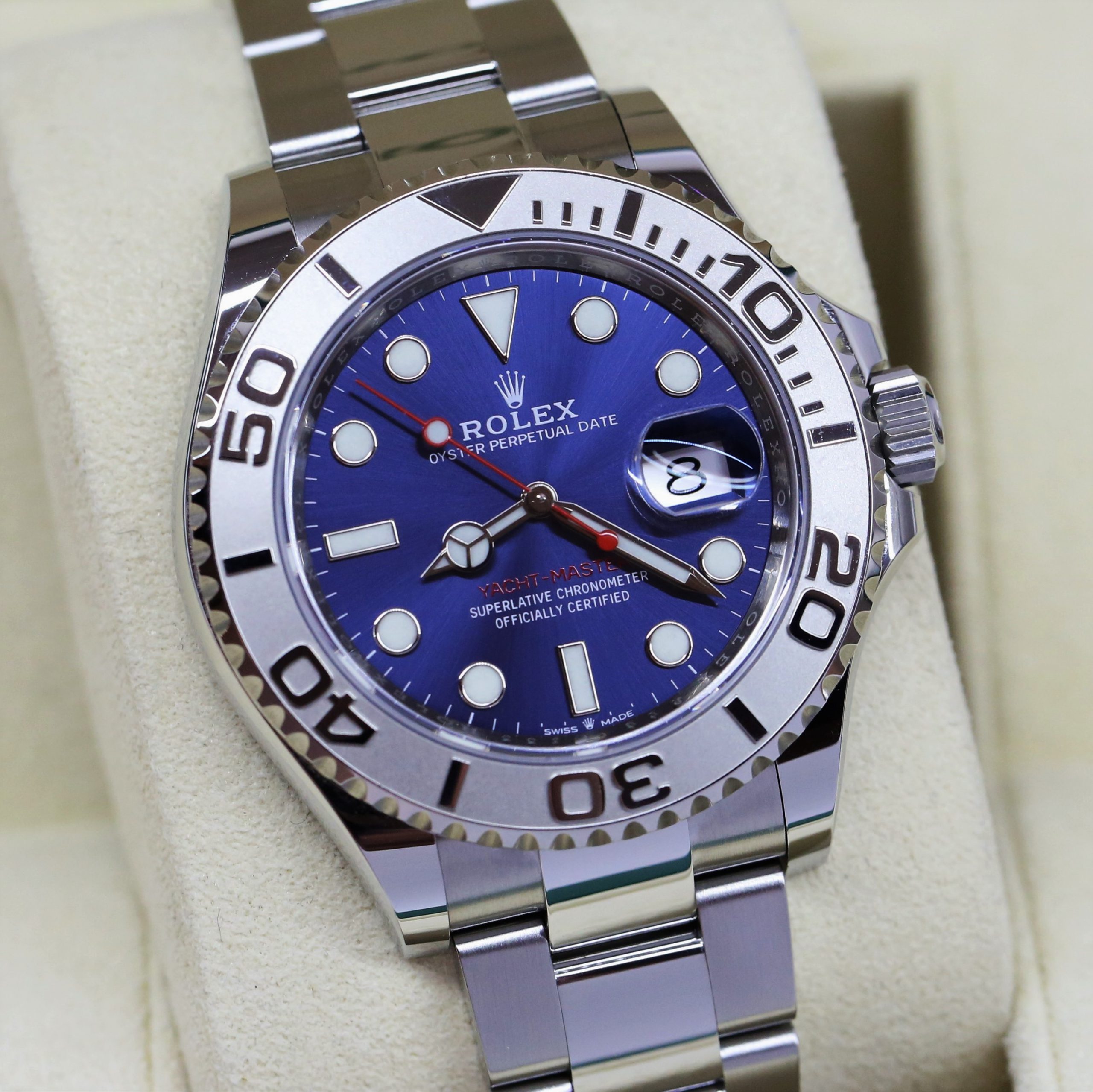 Rolex Oyster Perpetual Yachtmaster 40 Ref 126622 in Oystersteel and Platinum on Rolex Oyster Bracelet Ca.2019 Complete with Box and Papers - Image 2