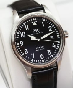 IWC Mark XVIII Pilots Watch in stainless steel black arab dial  Ref: IW327001, Circa: 2019, with Box & Papers