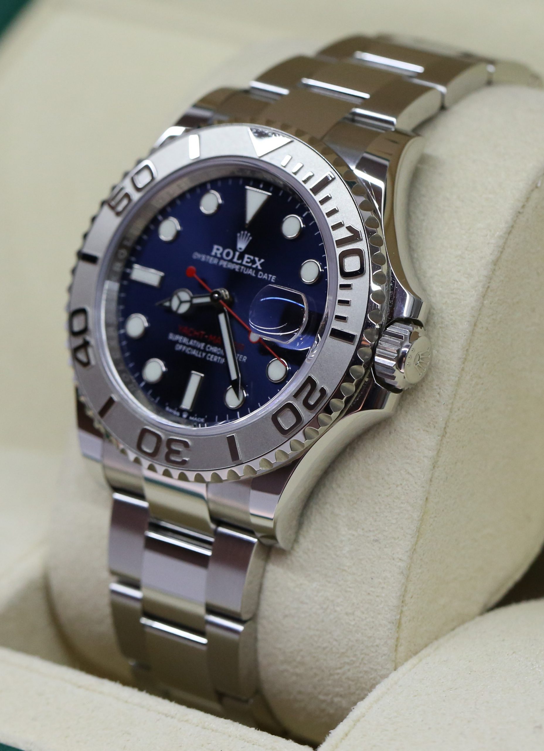 Rolex Oyster Perpetual Yachtmaster 40 Ref 126622 in Oystersteel and Platinum on Rolex Oyster Bracelet Ca.2019 Complete with Box and Papers - Image 3