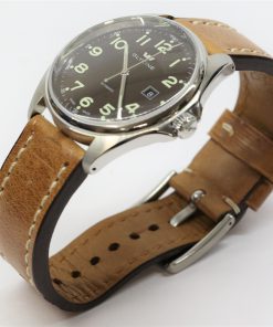 Alternative view of Glycine Combat Automatic, Brown Arab Dial, 43mm Stainless Steel Case on Strap, Reference: 3980.4, circa: 2016, with Box & Papers