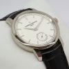 Vacheron Constantine Traditionnelle manual-winding 18ct White Gold silver index dial on alligator black band a white gold Ardillon buckle. Ref: 82172/000G-9383, Circa: Sept 2020,  Box & Papers