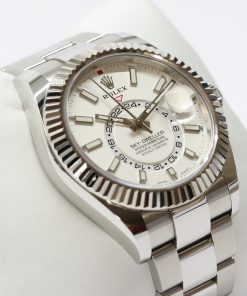 Rolex Oyster Perpetual Sky-Dweller in Stainless Steel, White Index Dial, on a Rolex Oystersteel bracelet Ref: 326934, Circa: 2019, Complete with Box & Papers