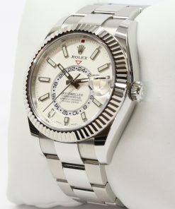 Alternative view of Rolex Oyster Perpetual Sky-Dweller in Stainless Steel, White Index Dial, on a Rolex Oystersteel bracelet Ref: 326934, Circa: 2019, Complete with Box & Papers