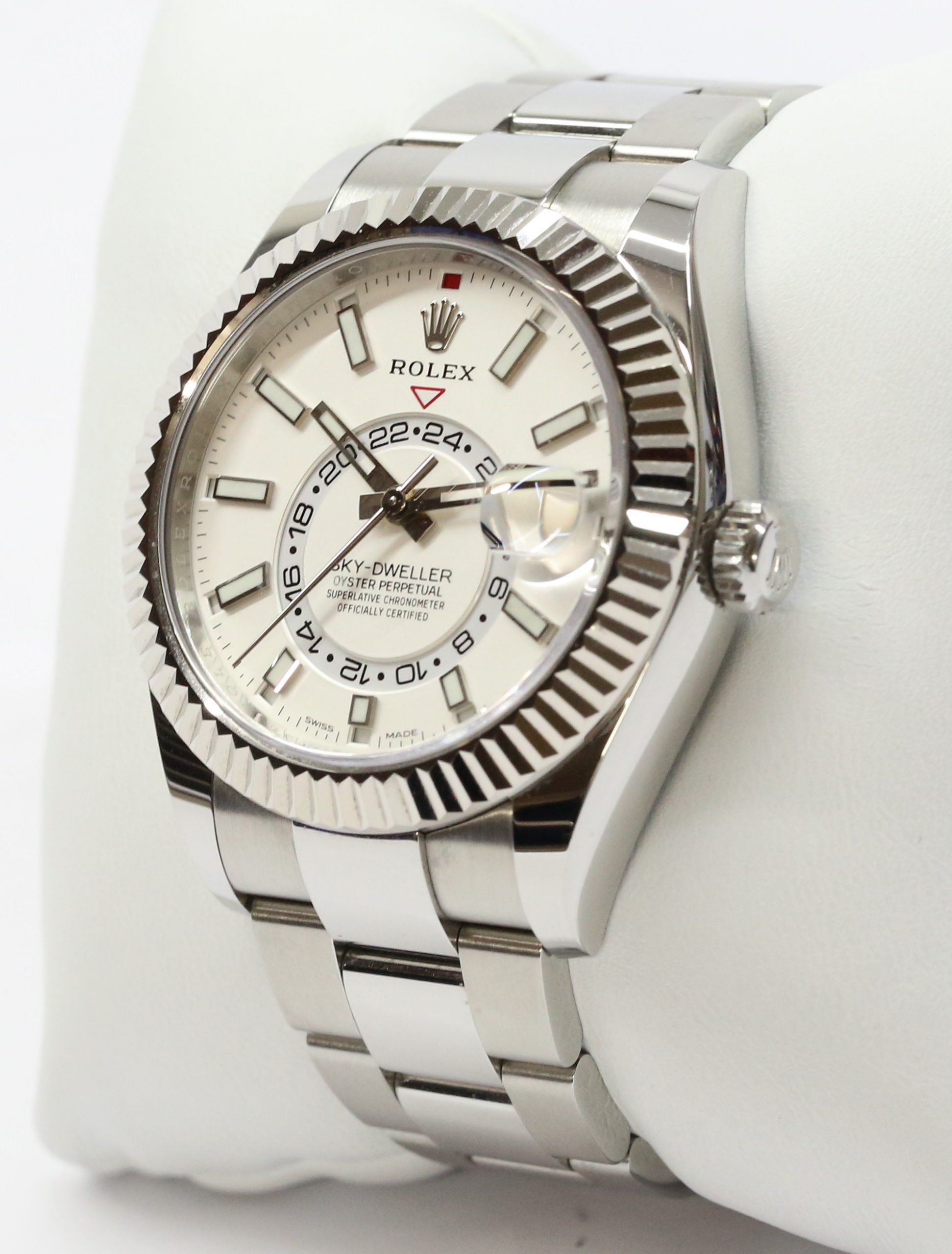 Rolex Oyster Perpetual Sky-Dweller in Stainless Steel, White Index Dial, on a Rolex Oystersteel bracelet Ref: 326934, Circa: 2019, Complete with Box & Papers - Image 2