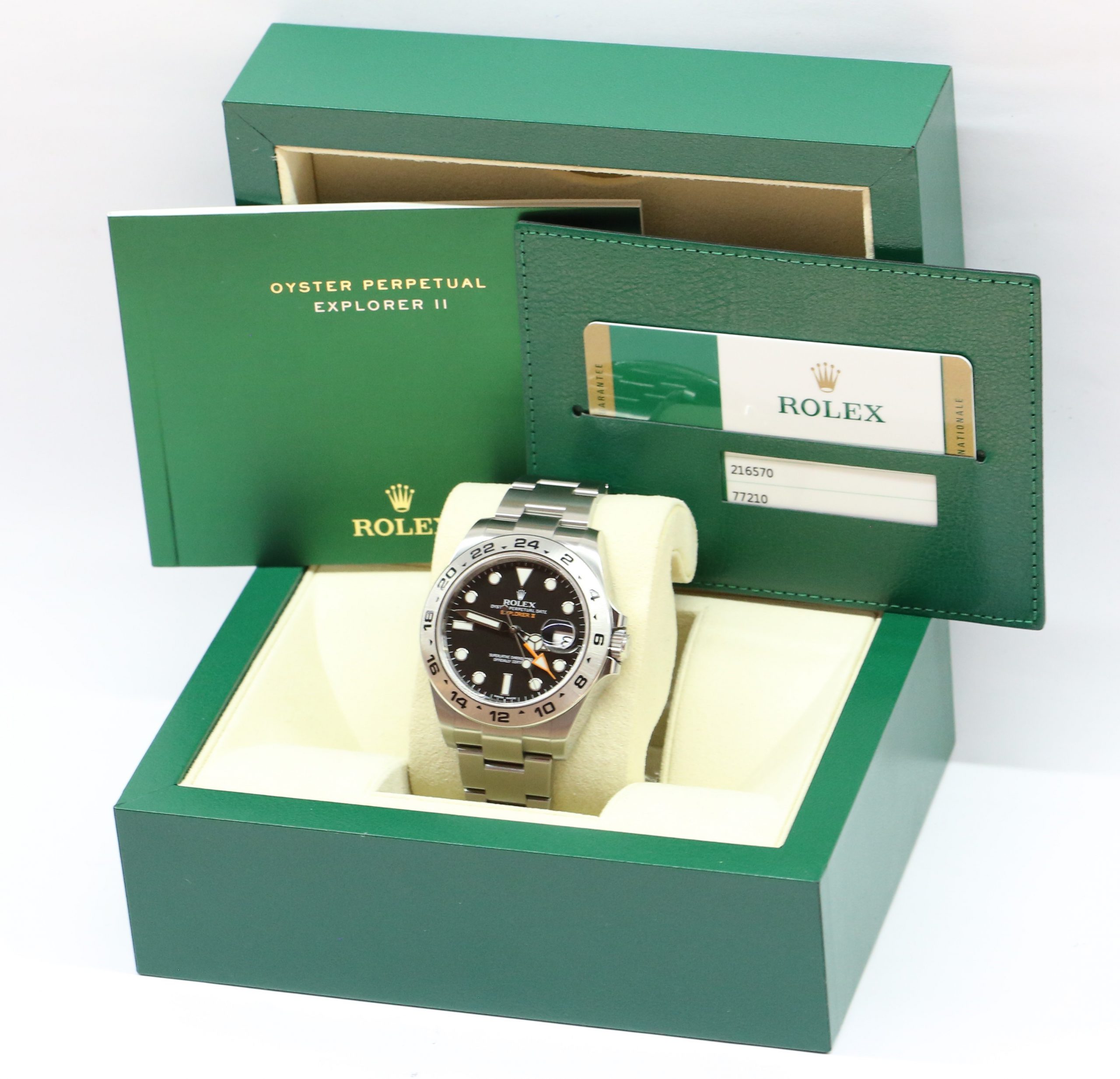 Rolex Explorer 2, 42mm in Stainless Steel on Rolex Oystersteel Bracelet, Black Index Dial, Ref: 216570, Circa: 2015, Complete with Box & Papers - Image 7