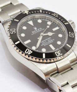 Rolex Submariner Ceramic Bezel, Non-Date 40mm in Stainless Steel on a Rolex Oystersteel Bracelet, Reference 114060, Circa: 2013,  With Box & Warranty Card