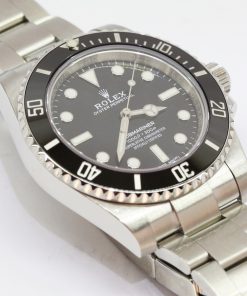 Rolex Submariner Ceramic Bezel, Non-Date 40mm in Stainless Steel on a Rolex Oystersteel Bracelet, Reference 114060, Circa: 2018,  With Box & Warranty Card