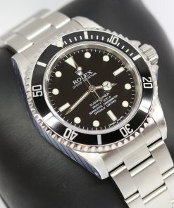 Rolex Submariner Non-Date "4 Line" in stainless steel on Oystersteel bracelet, Engraved Rehaut, Ca: 2010, Ref: 14060M, Just returned from Rolex Service Centre.