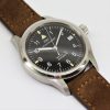 IWC Mark XII in Stainless Steel, Matte black dial with Arabic numeral, With Date, on Strap, Ref: 3241, Ca. 1995