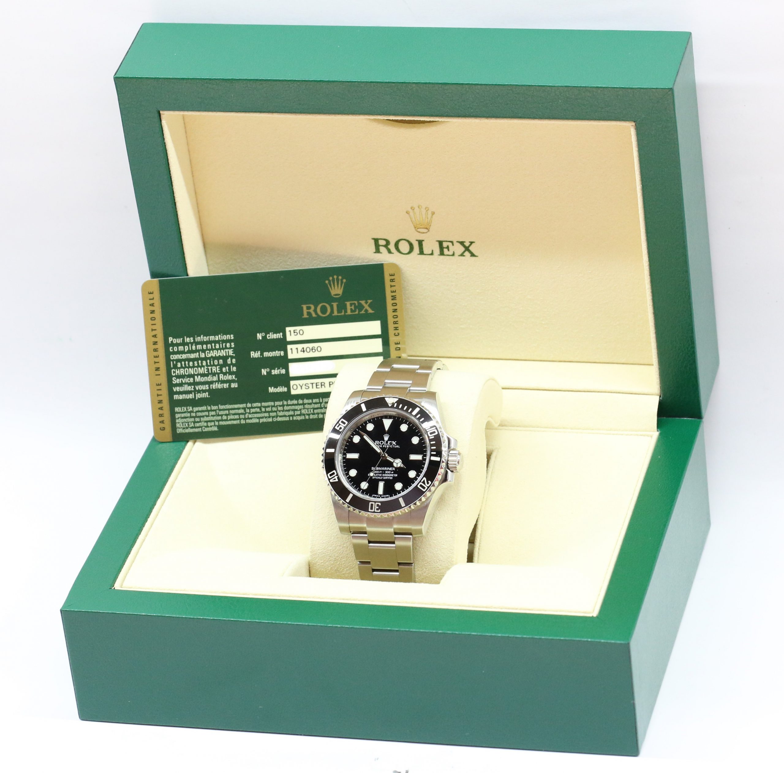Rolex Submariner Ceramic Bezel, Non-Date 40mm in Stainless Steel on a Rolex Oystersteel Bracelet, Reference 114060, Circa: 2013, With Box & Warranty Card - Image 6