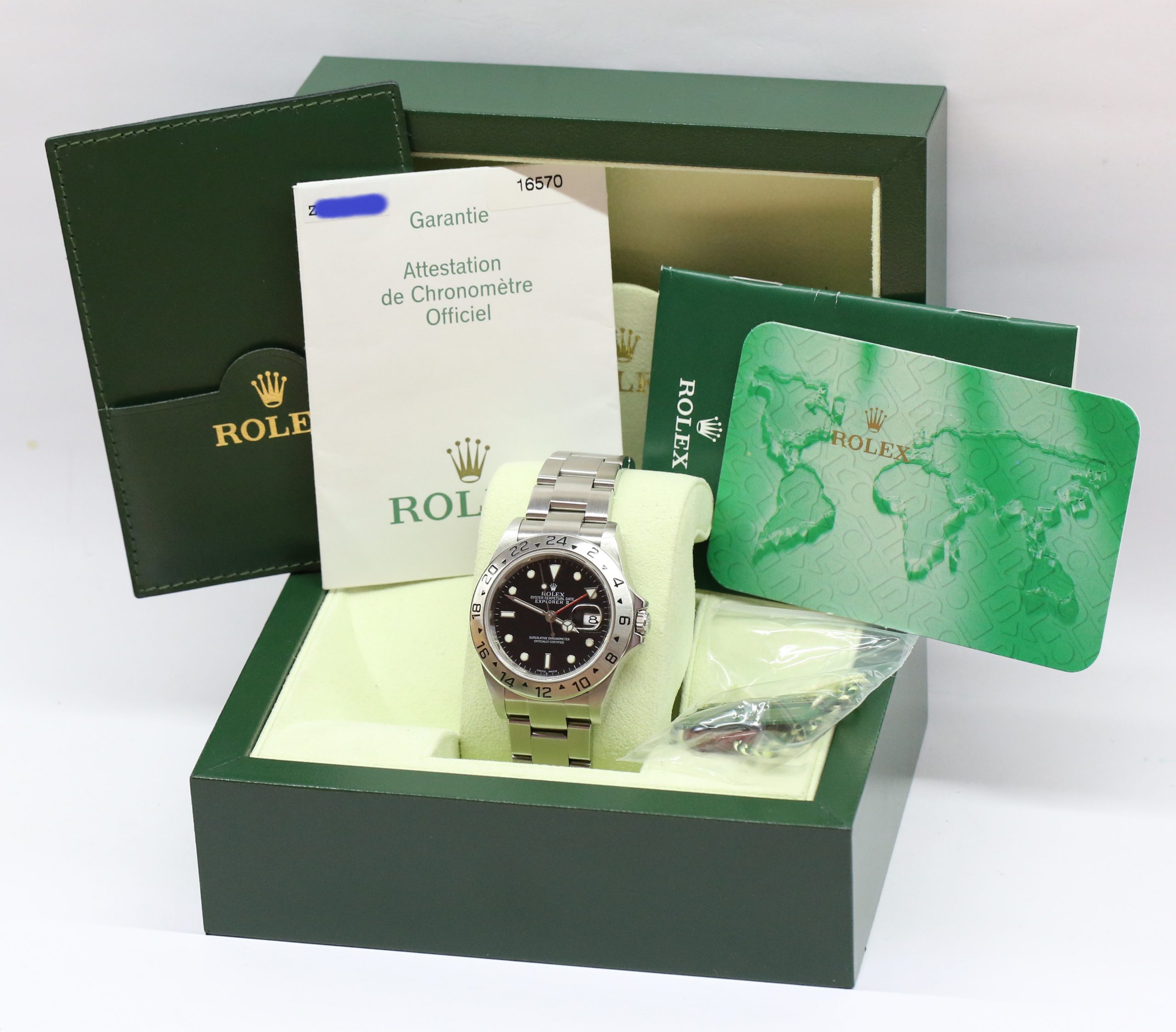 Rolex Explorer 2 40mm in Stainless Steel on a Rolex Oystersteel Bracelet, Black Index Dial, Ref 16570, Circa: 2007, Complete with Box and Papers - Image 6