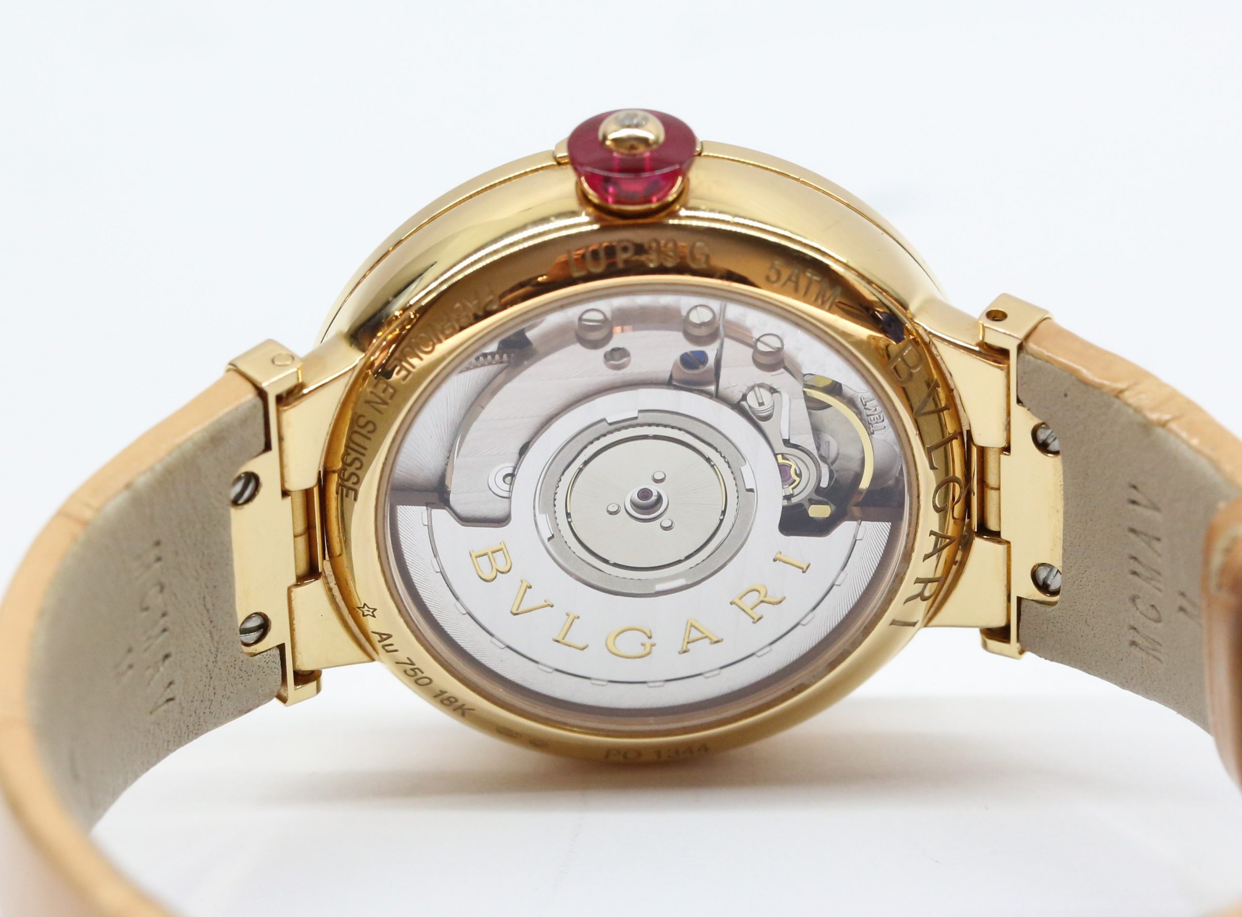 Bvlgari Lvcea in 18ct Rose Gold on Strap, Reference LUP 33G, with Box - Image 4