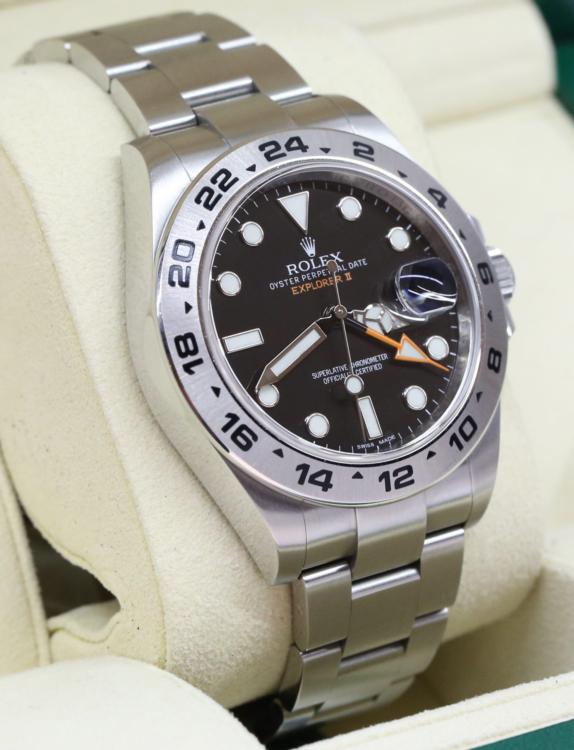Rolex Explorer 2, 42mm in Stainless Steel on Rolex Oystersteel Bracelet, Black Index Dial, Ref: 216570, Circa: 2015, Complete with Box & Papers - Image 4