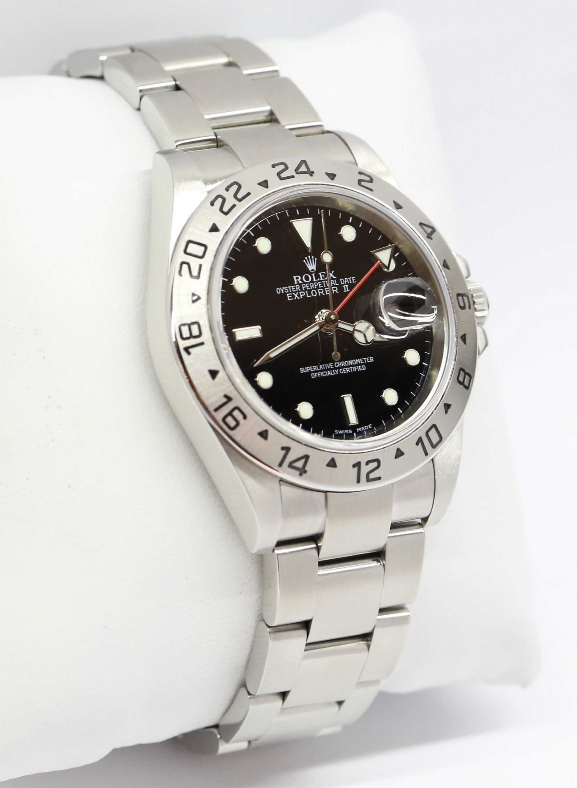 Rolex Explorer 2 40mm in Stainless Steel on a Rolex Oystersteel Bracelet, Black Index Dial, Ref 16570, Circa: 2007, Complete with Box and Papers - Image 3