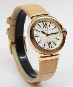 Alternative view of Bvlgari Lvcea in 18ct Rose Gold on Strap, Reference LUP 33G, with Box