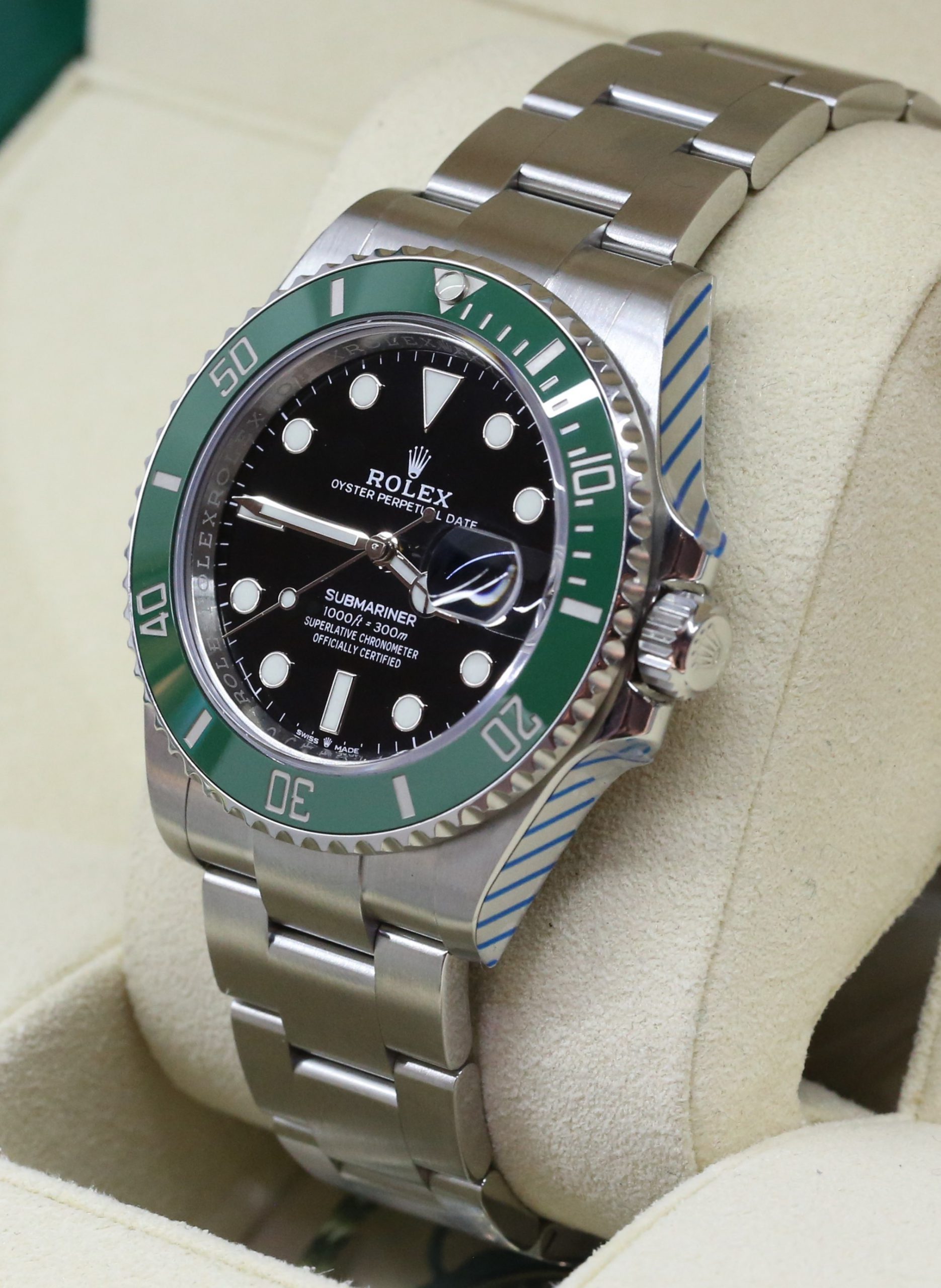 Rolex Submariner Date, Green Cerachrom Bezel, Black Index Dial on a Rolex OysterSteel Bracelet, Ref: 126610LV, Circa: 2020, Complete with Box & Papers - Image 2