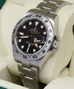 Alternative view of Rolex Explorer 2, 42mm in Stainless Steel on Rolex Oystersteel Bracelet, Black Index Dial, Ref: 216570, Circa: 2015, Complete with Box & Papers