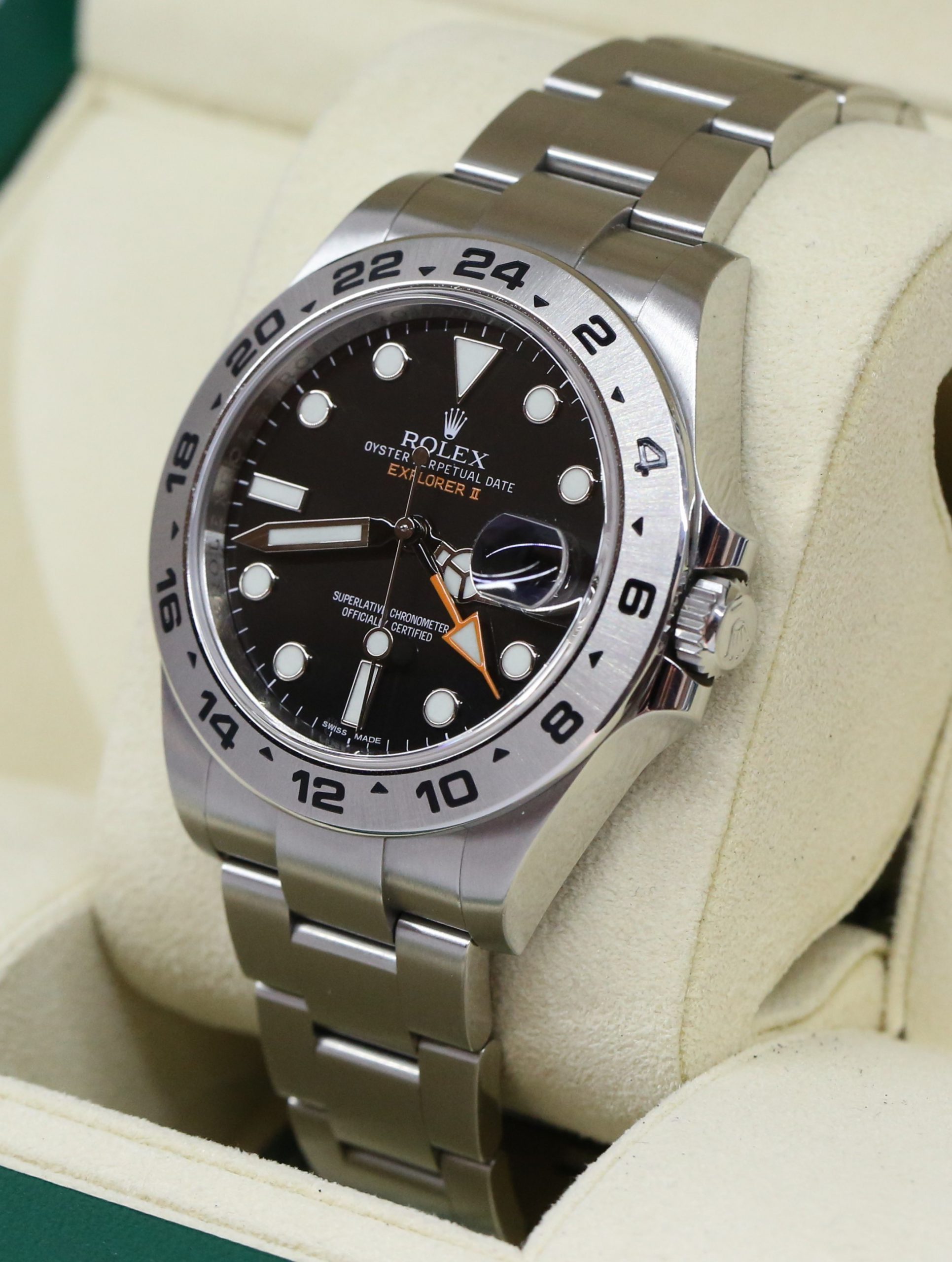 Rolex Explorer 2, 42mm in Stainless Steel on Rolex Oystersteel Bracelet, Black Index Dial, Ref: 216570, Circa: 2015, Complete with Box & Papers - Image 2