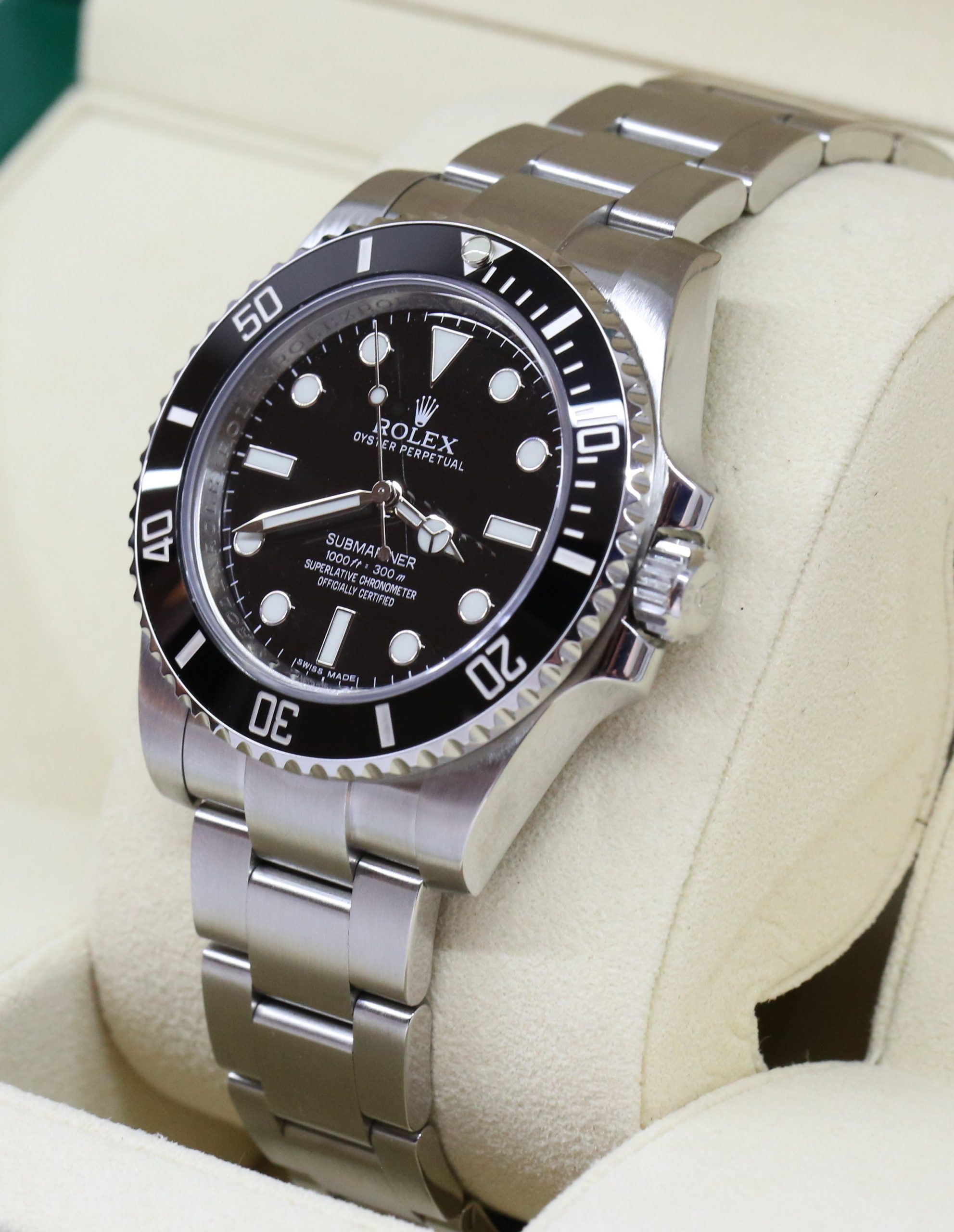 Rolex Submariner Ceramic Bezel, Non-Date 40mm in Stainless Steel on a Rolex Oystersteel Bracelet, Reference 114060, Circa: 2013, With Box & Warranty Card - Image 2