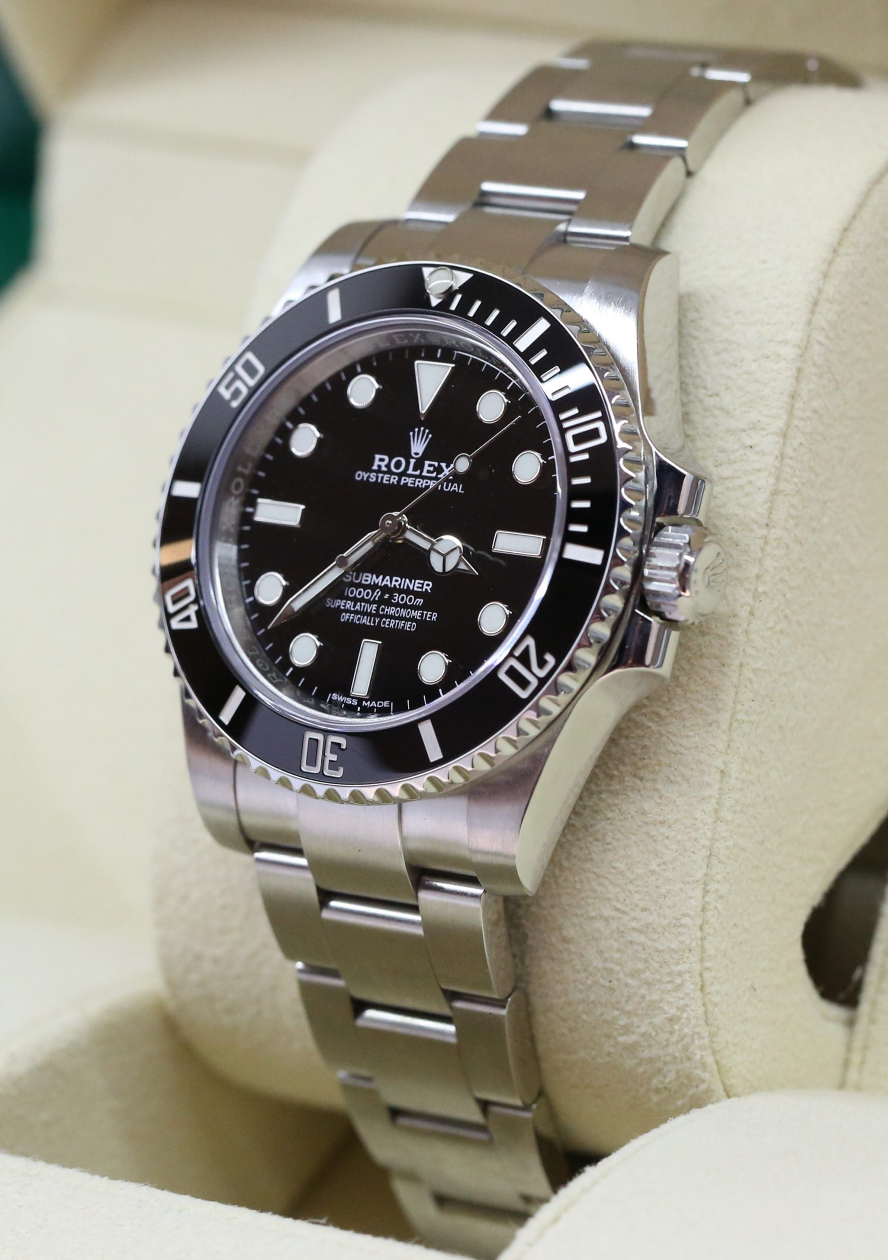 Rolex Submariner Ceramic Bezel, Non-Date 40mm in Stainless Steel on a Rolex Oystersteel Bracelet, Reference 114060, Circa: 2018, With Box & Warranty Card - Image 2