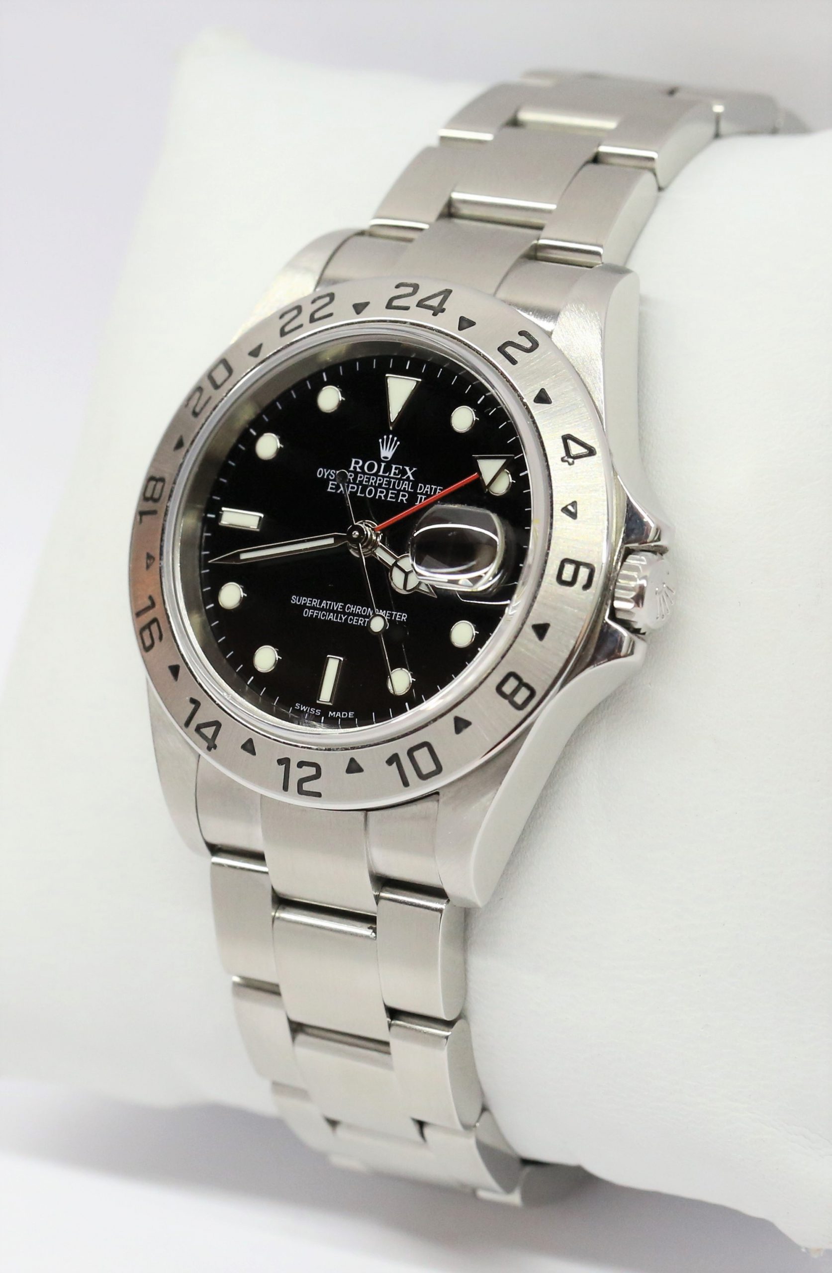 Rolex Explorer 2 40mm in Stainless Steel on a Rolex Oystersteel Bracelet, Black Index Dial, Ref 16570, Circa: 2007, Complete with Box and Papers - Image 2