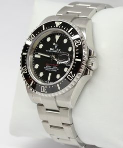 Alternative view of Rolex Oyster Perpetual Sea-Dweller 4000 "Anniversary Red" Ref 126600, complete Box and Papers, Sold new 2021.