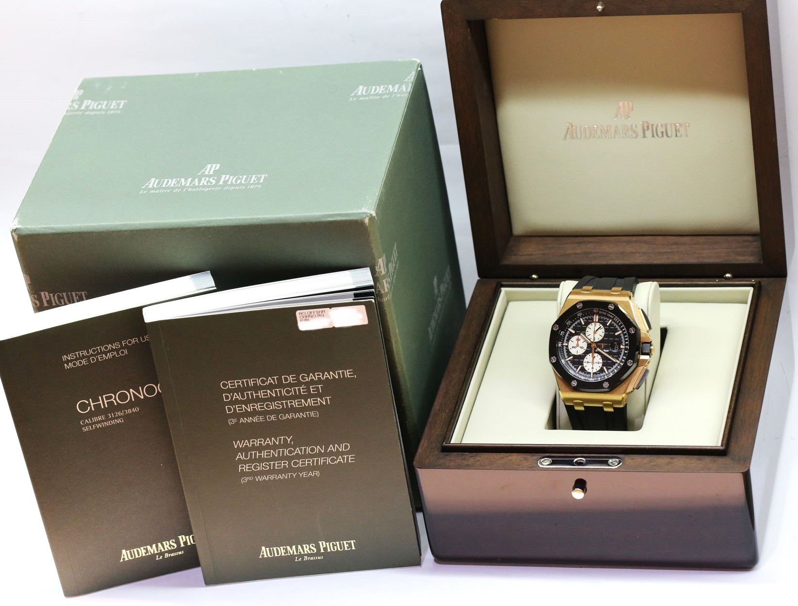 Audemars Piguet Royal Oak Offshore in 18ct Rose Gold on Rubber Strap Ref. 26400RO Circa: 2014 Complete with Box and Papers - Image 7