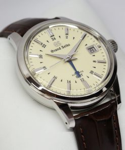 Grand Seiko GMT Automatic Stainless Steel on Strap, Ivory Index Dial, Ref: SBGM221, Circa: 2020, Complete with Box & Papers