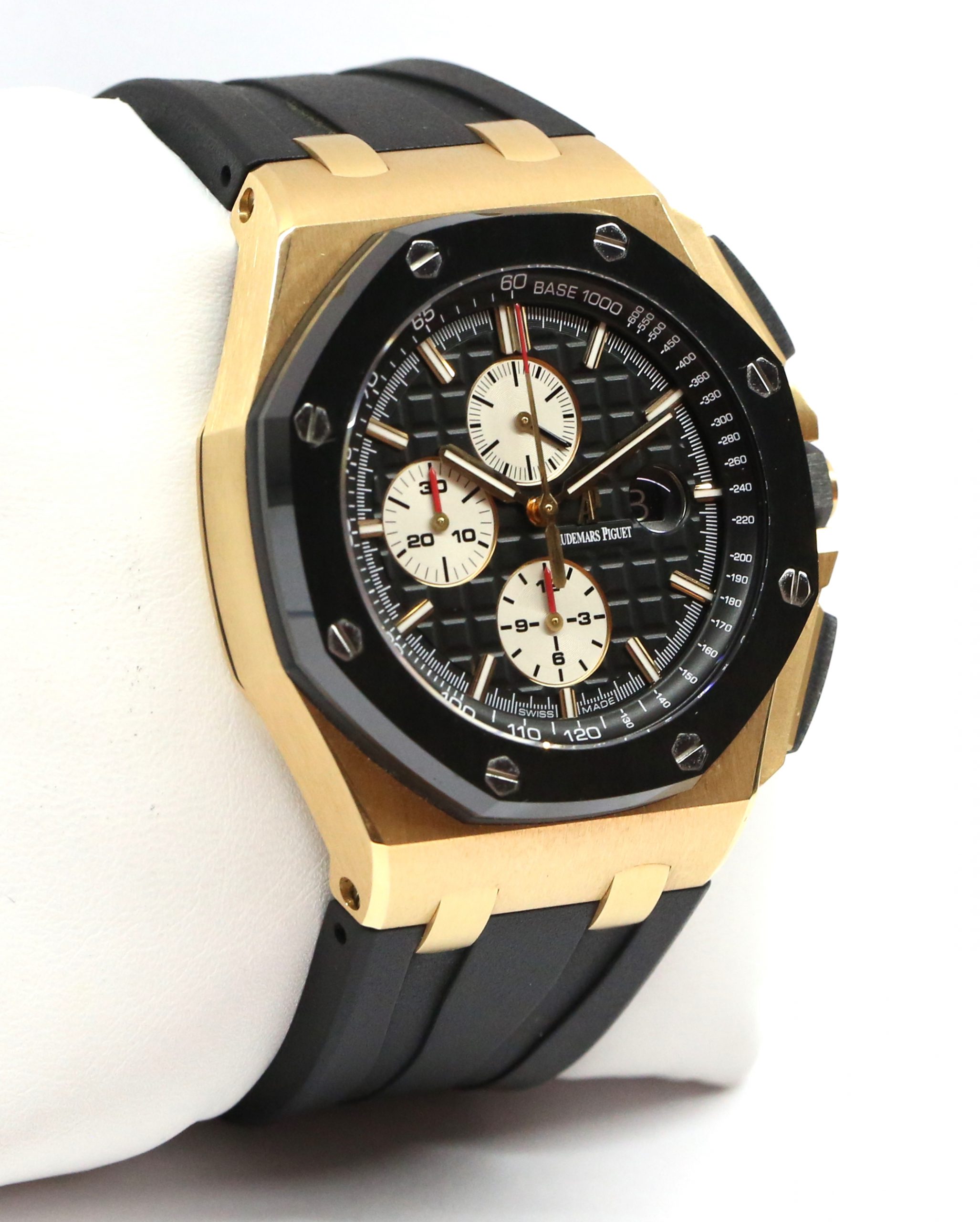 Audemars Piguet Royal Oak Offshore in 18ct Rose Gold on Rubber Strap Ref. 26400RO Circa: 2014 Complete with Box and Papers - Image 3