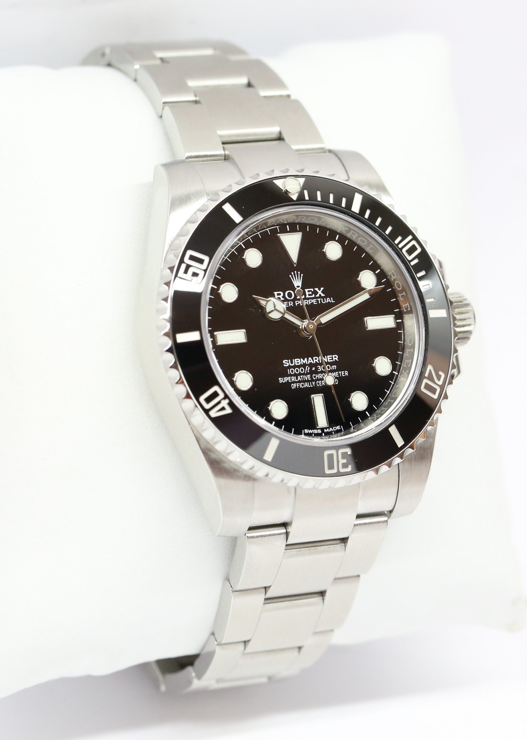 Rolex Submariner Ceramic Bezel, Non-Date 40mm in Stainless Steel on a Rolex Oystersteel Bracelet, Reference 114060, Circa: 2017, With Box & Warranty Card - Image 4