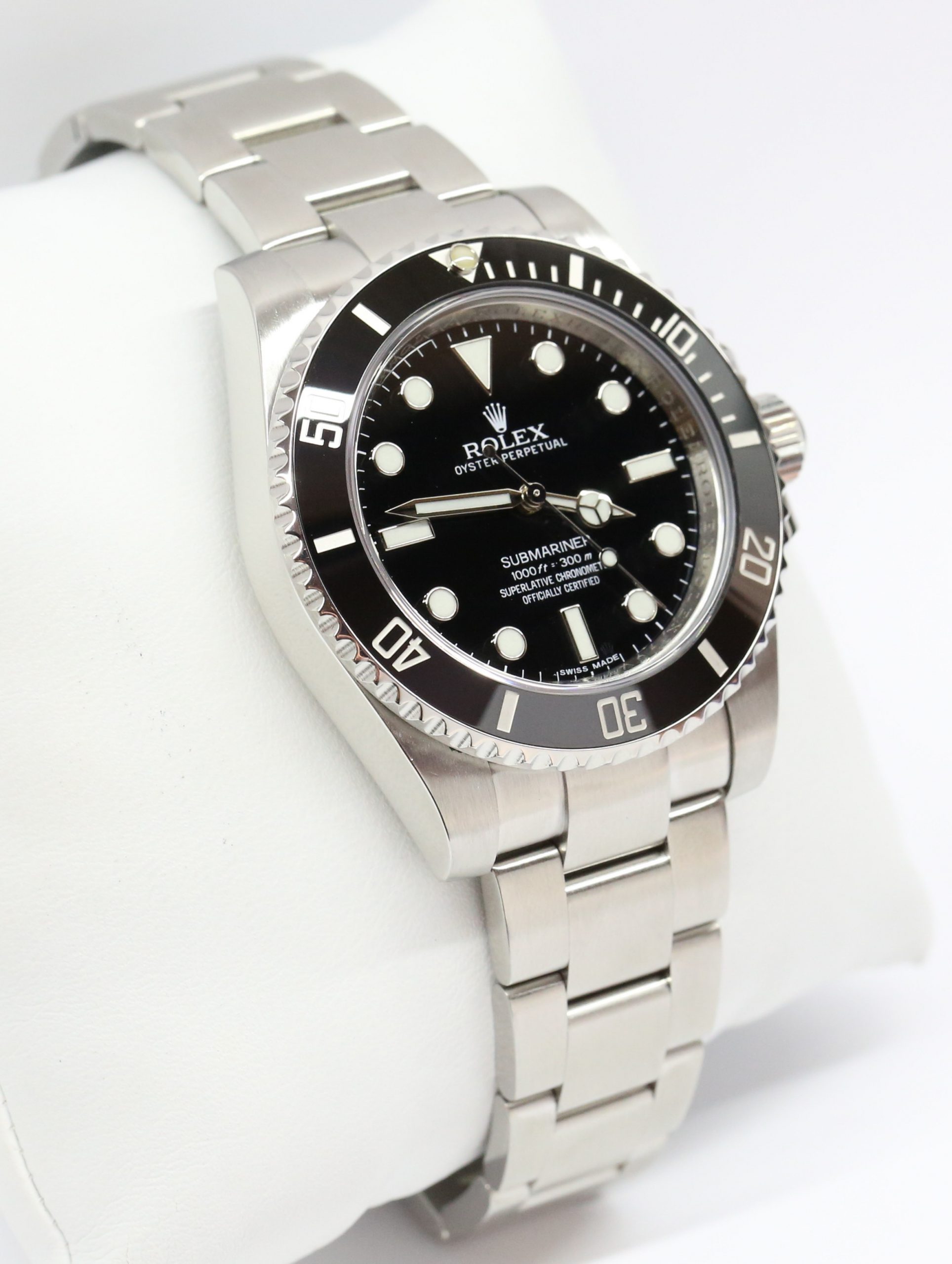 Rolex Submariner Ceramic Bezel, Non-Date 40mm in Stainless Steel on a Rolex Oystersteel Bracelet, Reference 114060, Circa: 2014, With Box & Warranty Card - Image 2