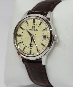 Alternative view of Grand Seiko GMT Automatic Stainless Steel on Strap, Ivory Index Dial, Ref: SBGM221, Circa: 2020, Complete with Box & Papers