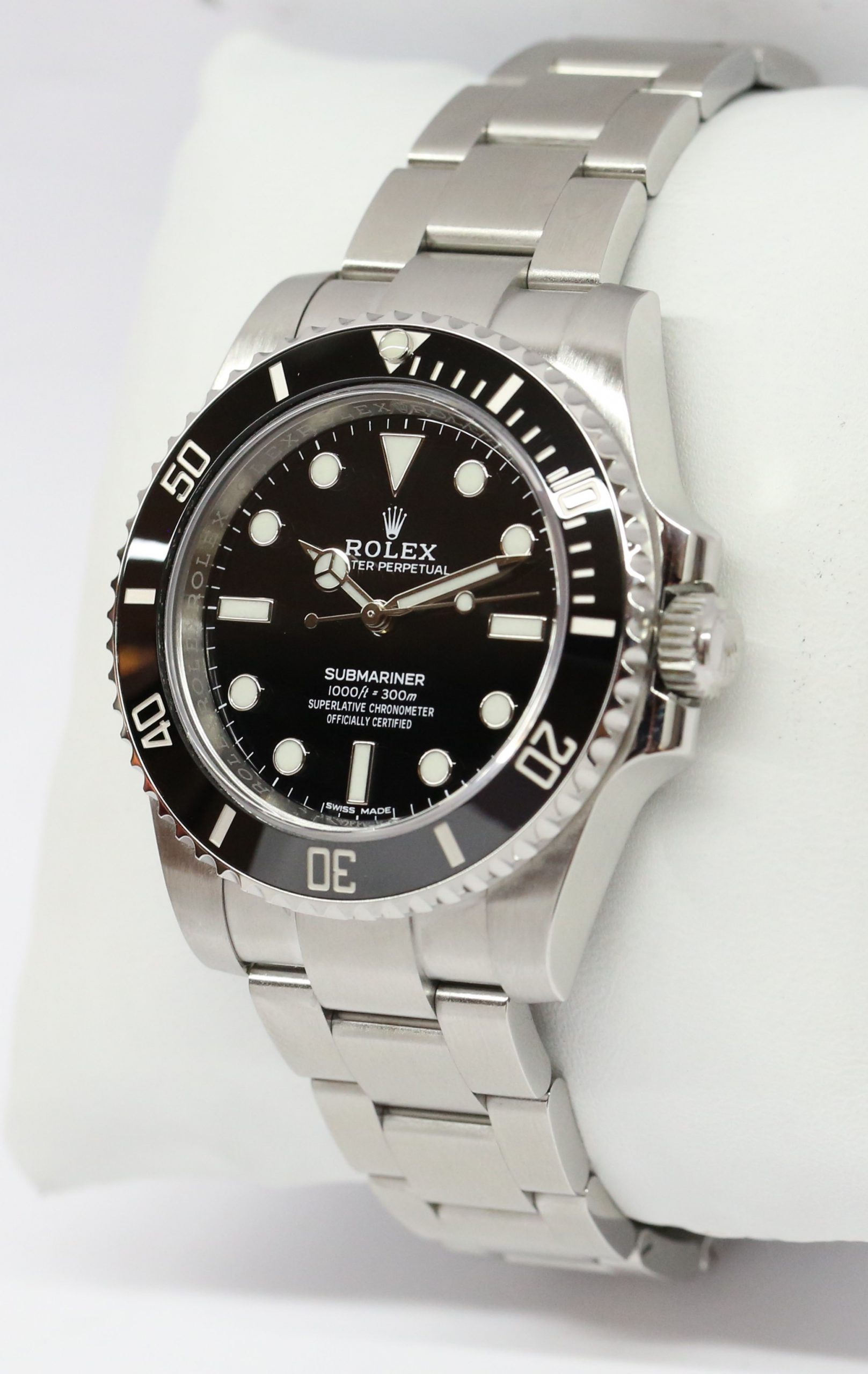 Rolex Submariner Ceramic Bezel, Non-Date 40mm in Stainless Steel on a Rolex Oystersteel Bracelet, Reference 114060, Circa: 2017, With Box & Warranty Card - Image 2