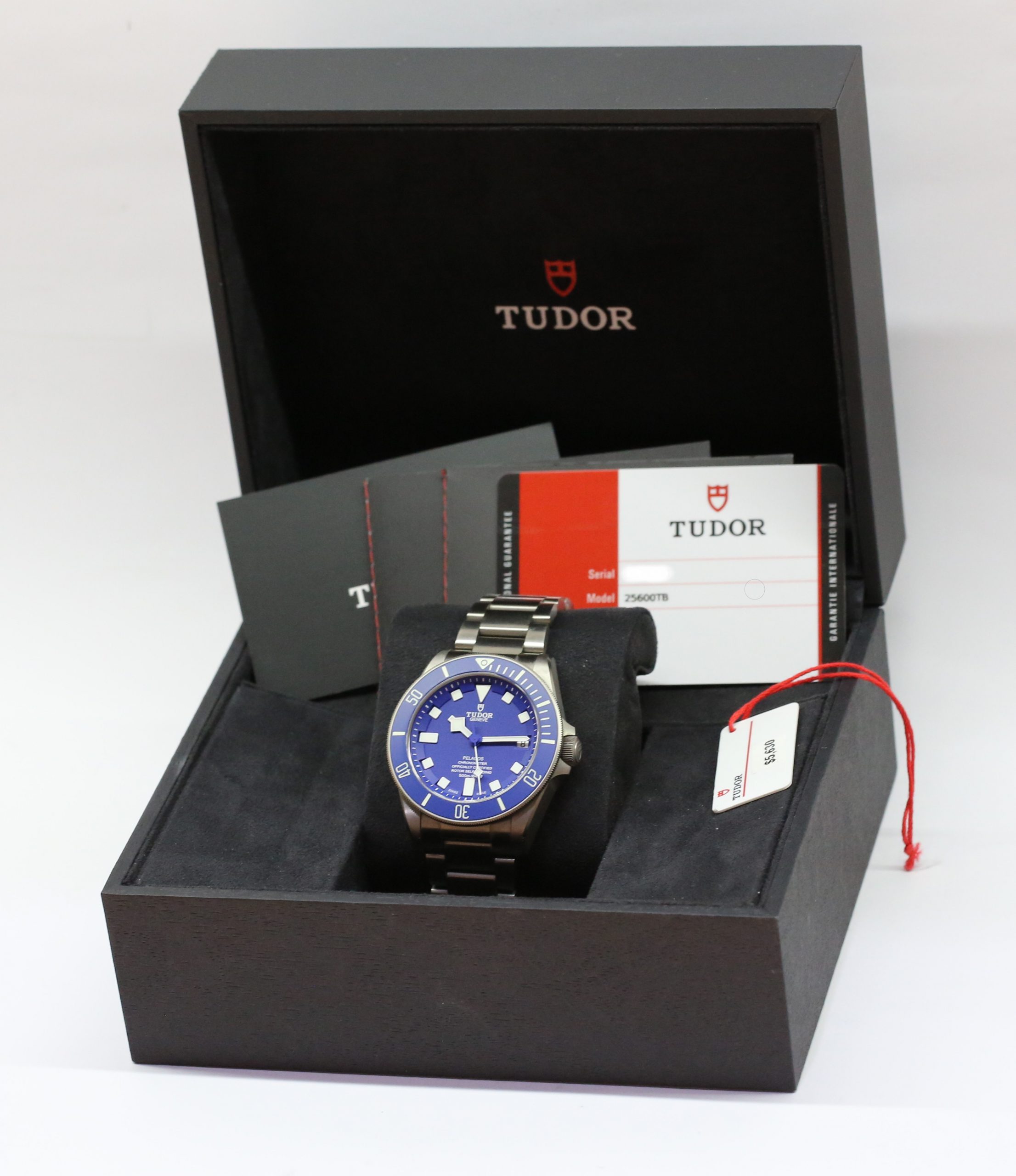 Tudor Pelagos Titanium with Blue Dial on Tudor Bracelet Ref. 25600TB Circa: 2019 Complete with Box and Papers - Image 7