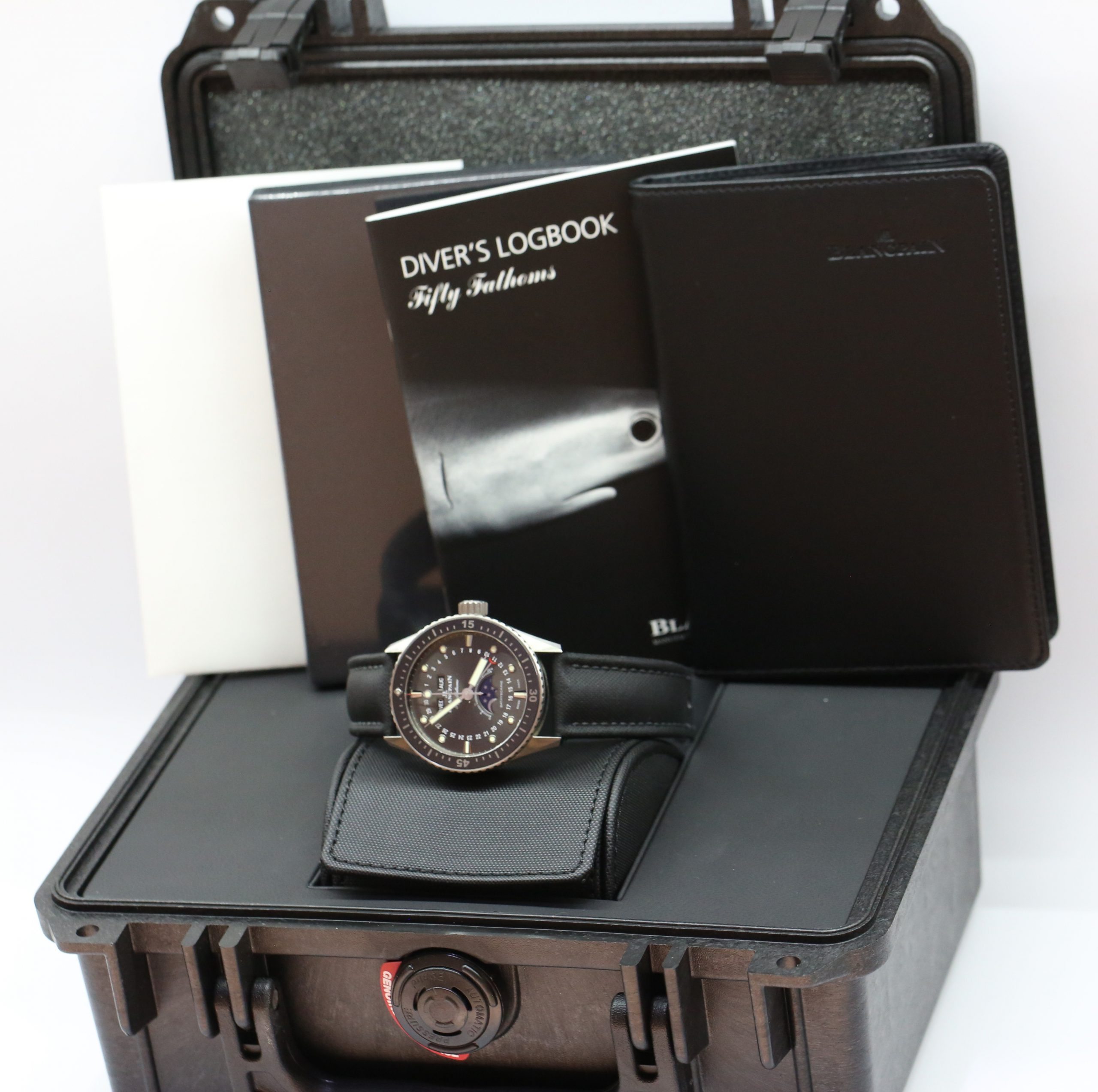Blancpain Fifty Fathoms Bathyscaphe Moonphase Complete Calendar Automatic on Blancpain Strap and Buckle Ref. 5054 1110 B52A Crica: 05/2020 Complete with Box and Papers - Image 7